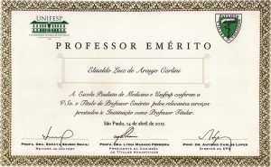 Professor Emérito E. A. Carlini